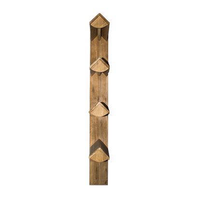 Porte-selle en bois à 4 voies