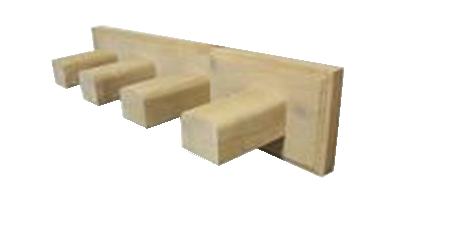 Porte-brides en bois